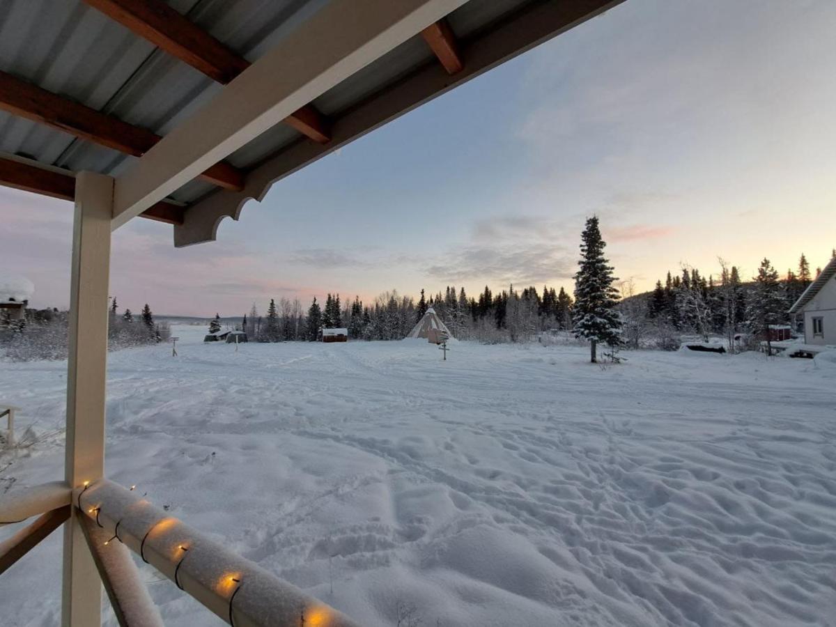 Aurora River Camp Glass Igloos & Cabins Kiruna Bagian luar foto