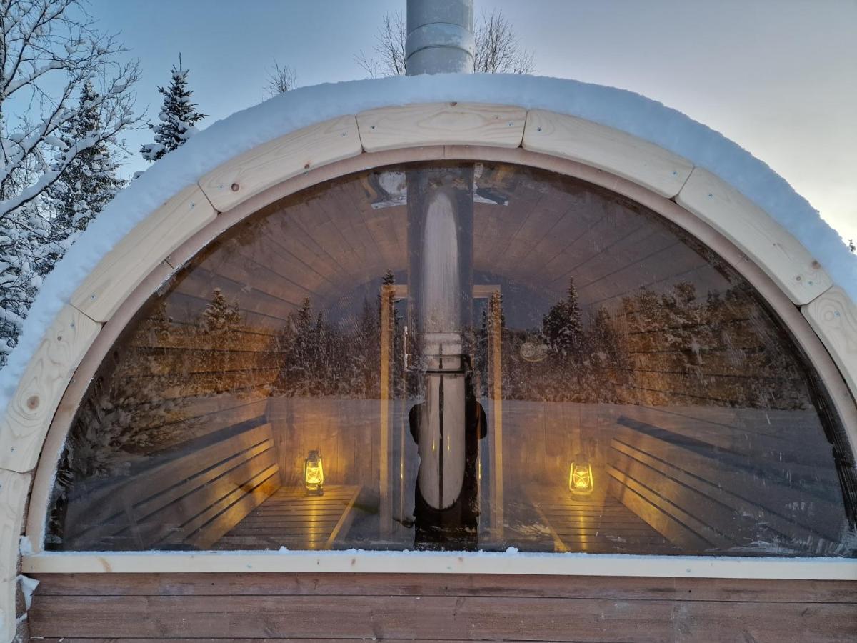 Aurora River Camp Glass Igloos & Cabins Kiruna Bagian luar foto